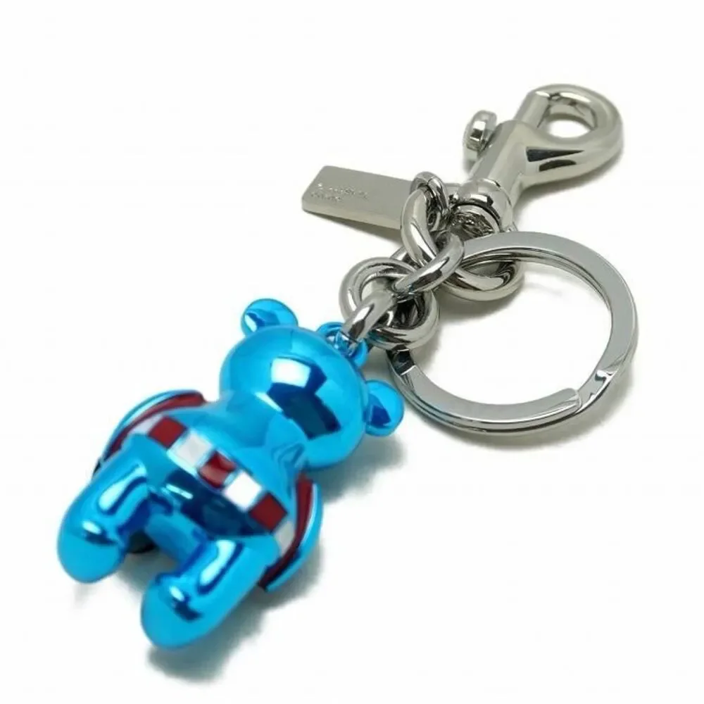 Coach Marvel‎ Captain America Bear Bag Charm Keychain NWT